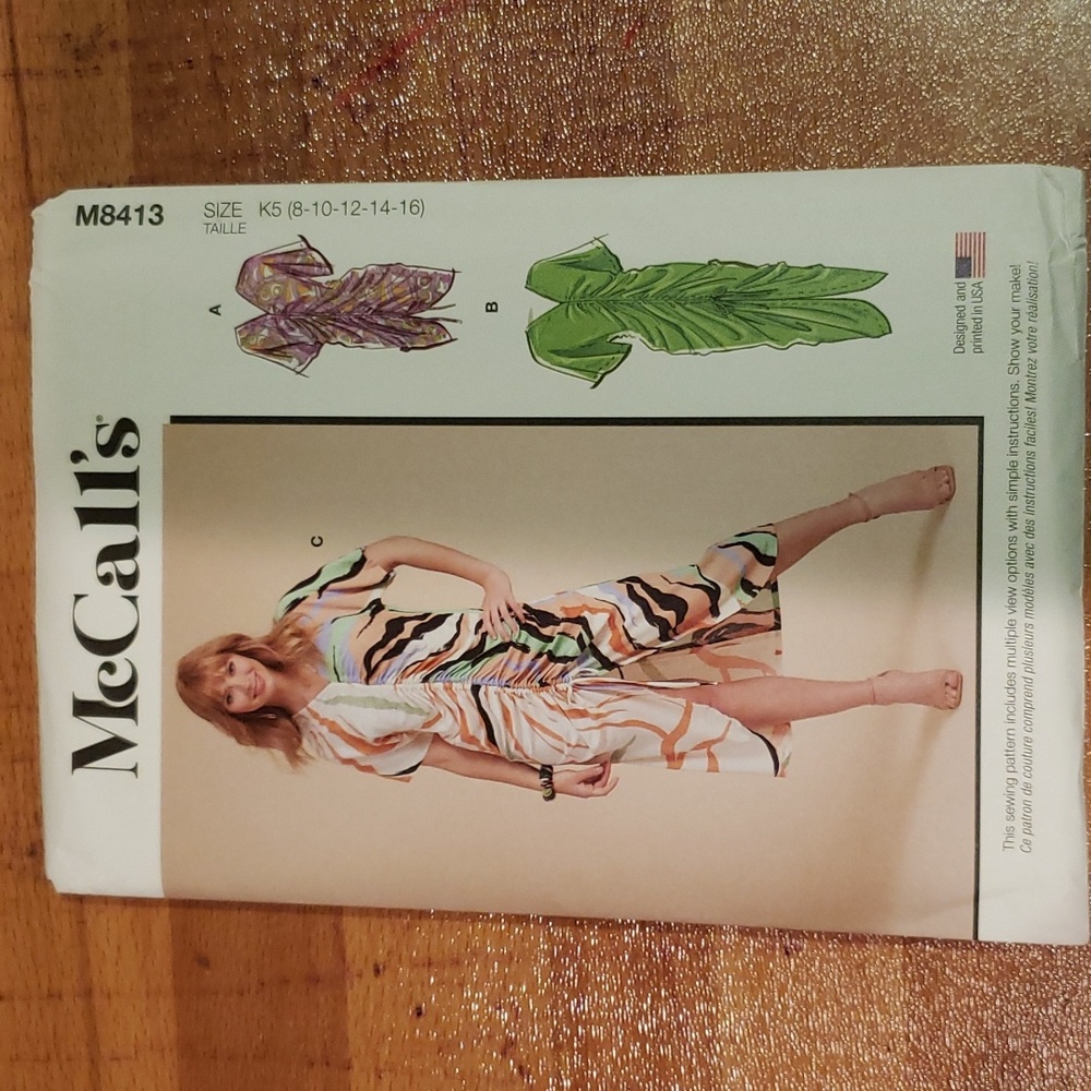 McCall's Misses' Dress Pattern M8413